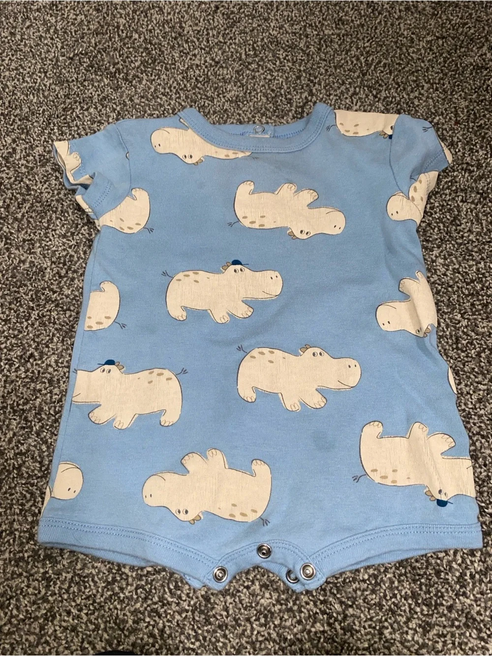 Baby Boy 5-Pack Short Sleeve Rompers